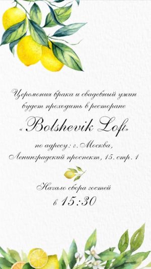 Видеоприглашение 357 на свадьбу